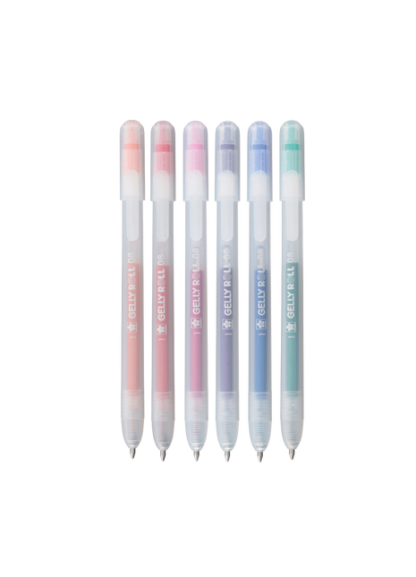 SK GELLY ROLL RETRATTILE STARDUST SET 6