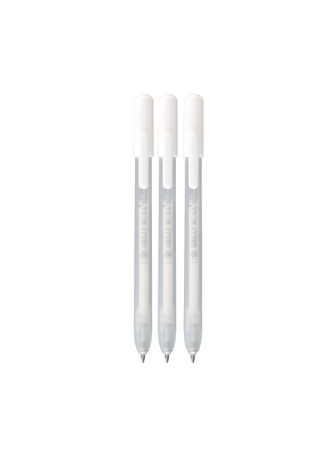SK GELLY ROLL RETRATTILE CLASSIC BIANCO SET 3