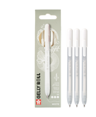 SK GELLY ROLL RETRATTILE CLASSIC BIANCO SET 3