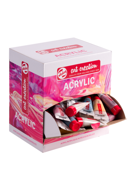 TAC COLORI ACRILICI SET 100X12ML METALLIC