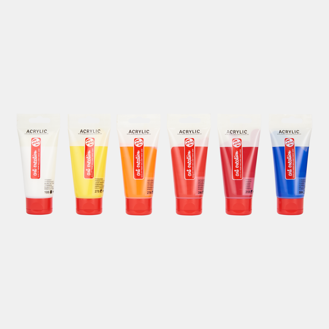 TAC COLORI ACRILICI SET 12X75ML