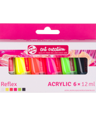 TAC COLORI ACRILICI SET 6X12ML REFLEX