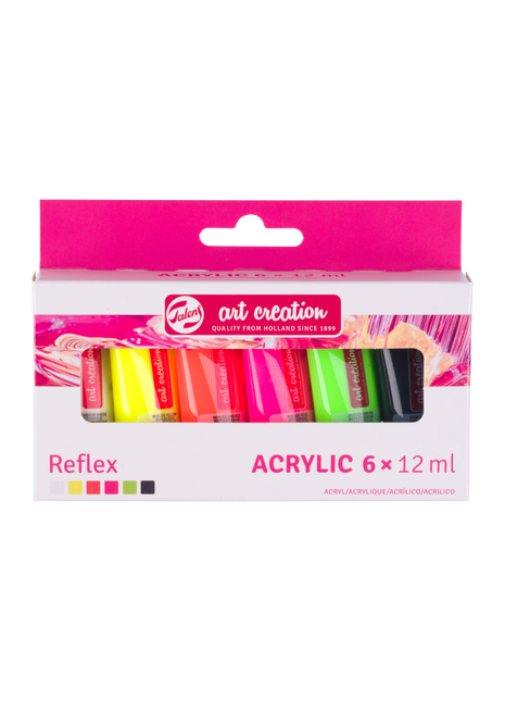 TAC COLORI ACRILICI SET 6X12ML REFLEX