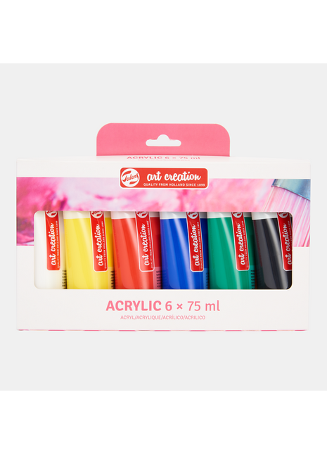 TAC COLORI ACRILICI SET 6X75ML