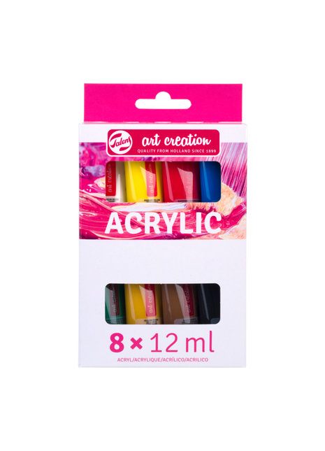 TAC COLORI ACRILICI SET 8X12ML