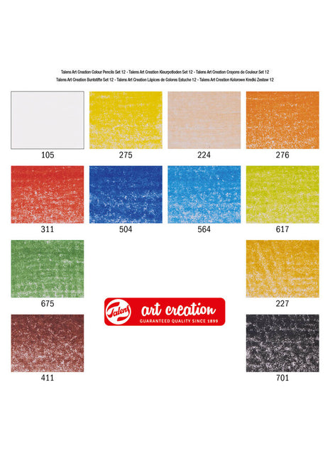 TAC MATITE COLORATE SET 12