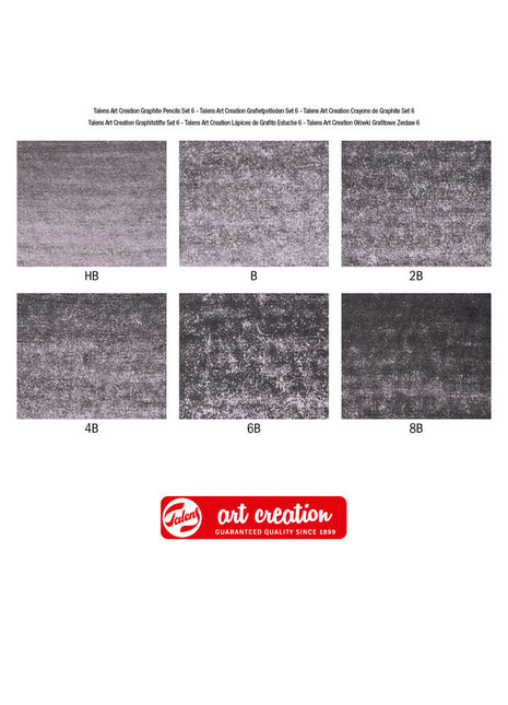 TAC MATITE GRAFITE SET 6