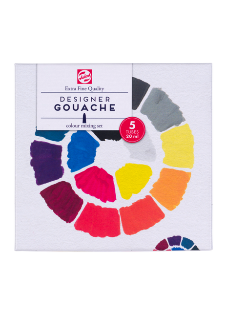 TALENS GOUACHE MIXING SET 5x20ml