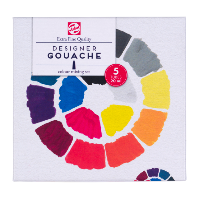 TALENS GOUACHE MIXING SET 5x20ml