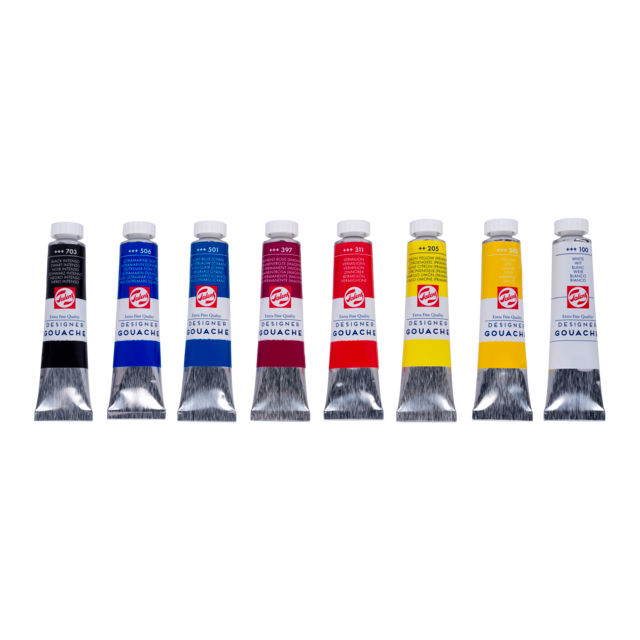 TALENS GOUACHE MIXING SET 8x20ml