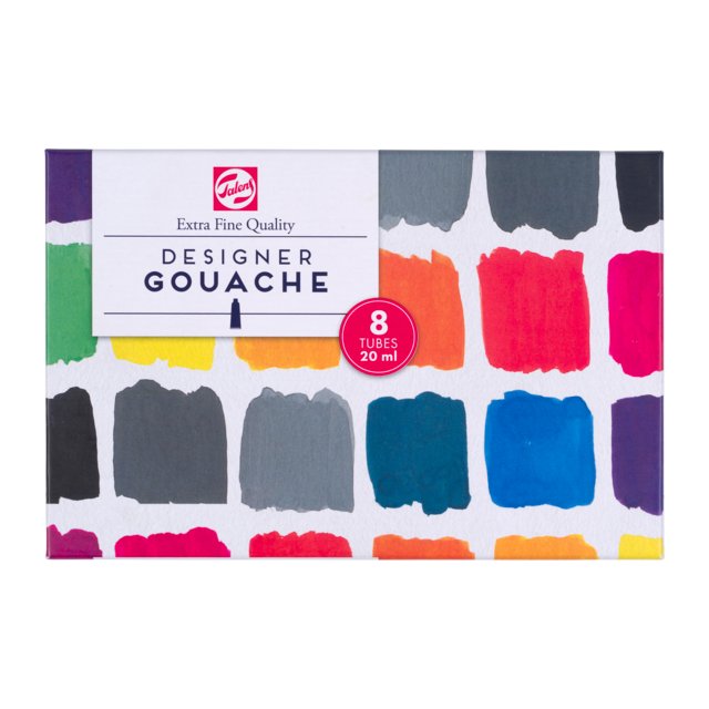 TALENS GOUACHE MIXING SET 8x20ml