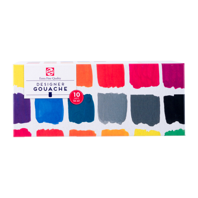 TALENS GOUACHE QUALITY SET 10x16ml