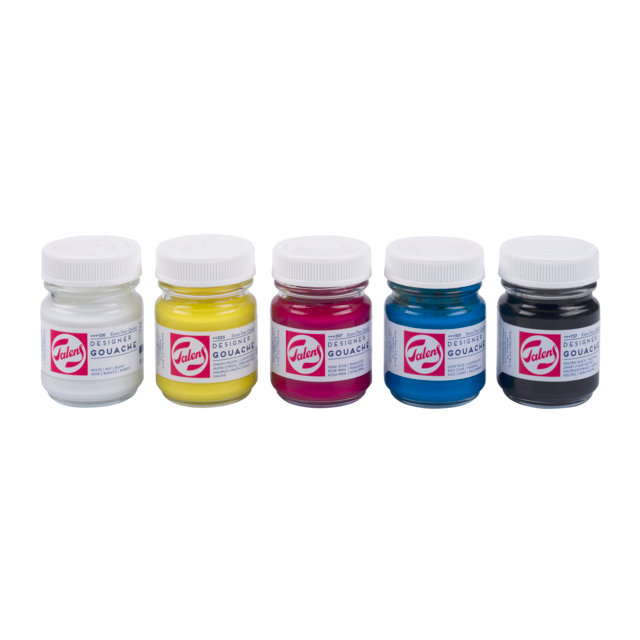 TALENS GOUACHE SET 5x50ml