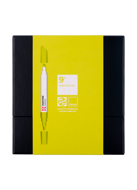 TALENS | PANTONE GREEN YELLOW SET 9X