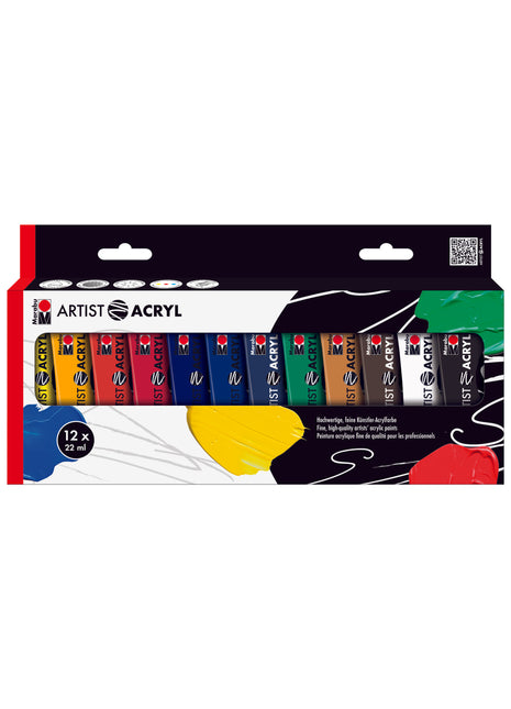 MA ARTIST ACRYL 12 X 22 ML