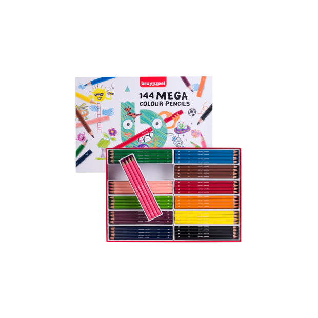 MEGA PENCIL SET BASIC 144 12X12