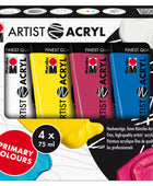 MA ARTIST ACRYL 4 X 75 ML PRIMARY